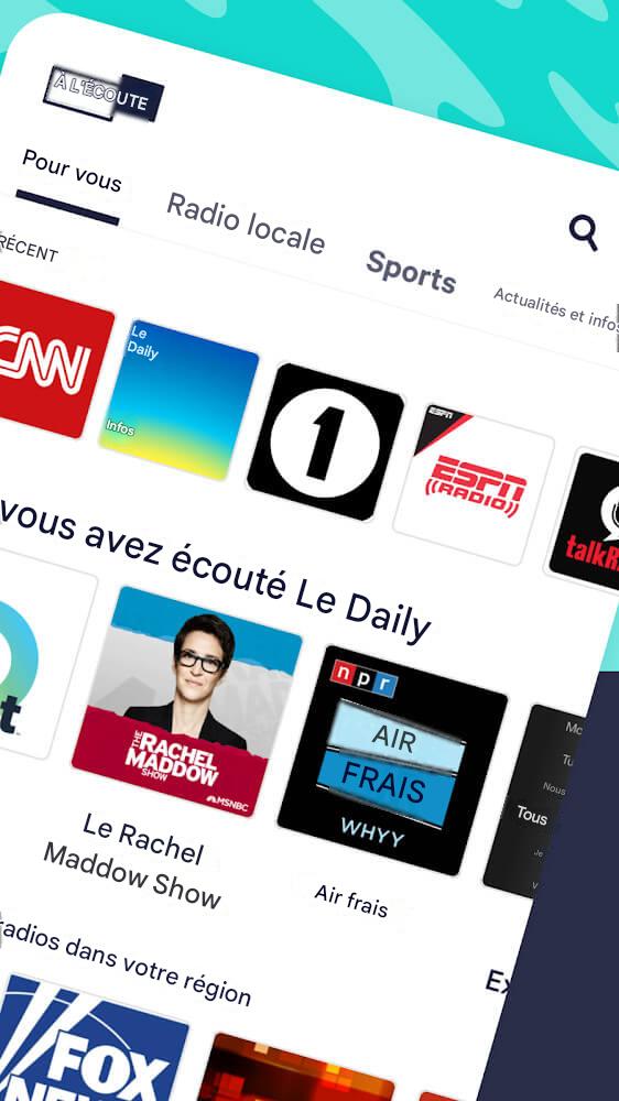 TuneIn Pro : sports en direct, actualités, musique et podcasts